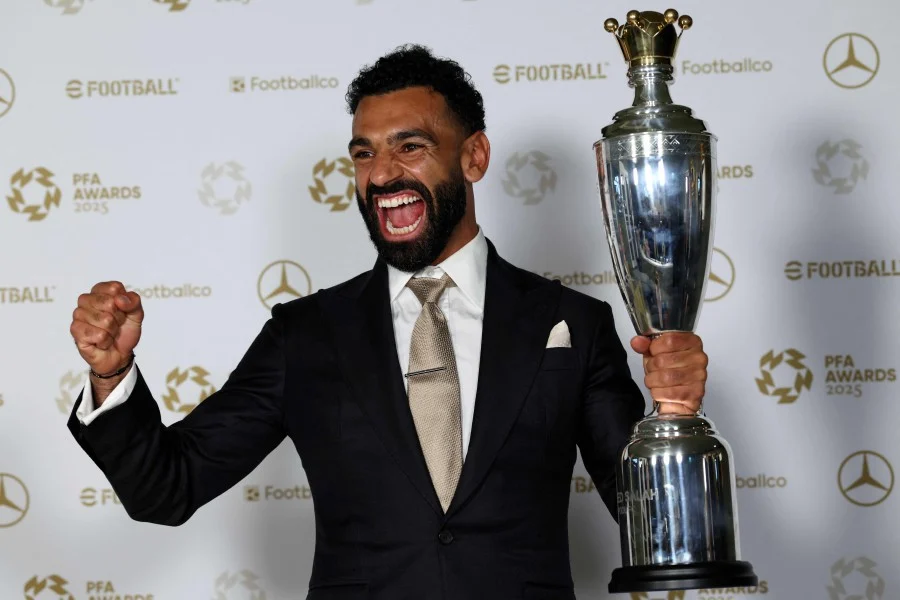 Salah Wins Record Third PFA Player of the Year