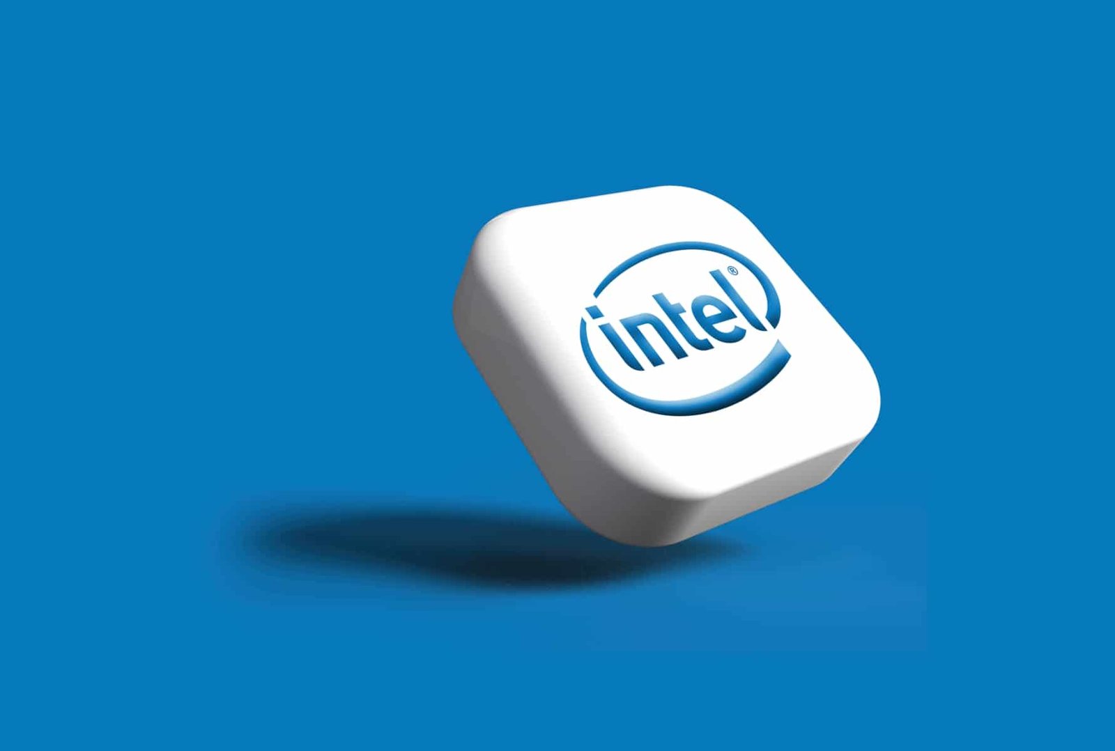 3d icon of intel