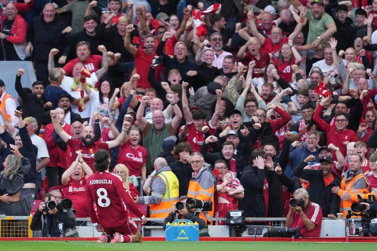 Szoboszlai stunner settles cagey contest at Anfield