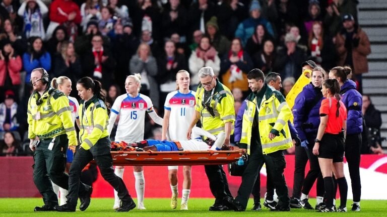Agyemang stretchered off as injury overshadows England win over Australia