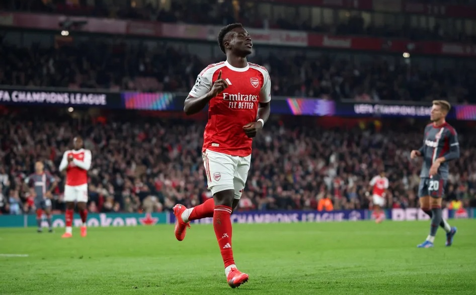 UFOOTBALL Bukayo Saka