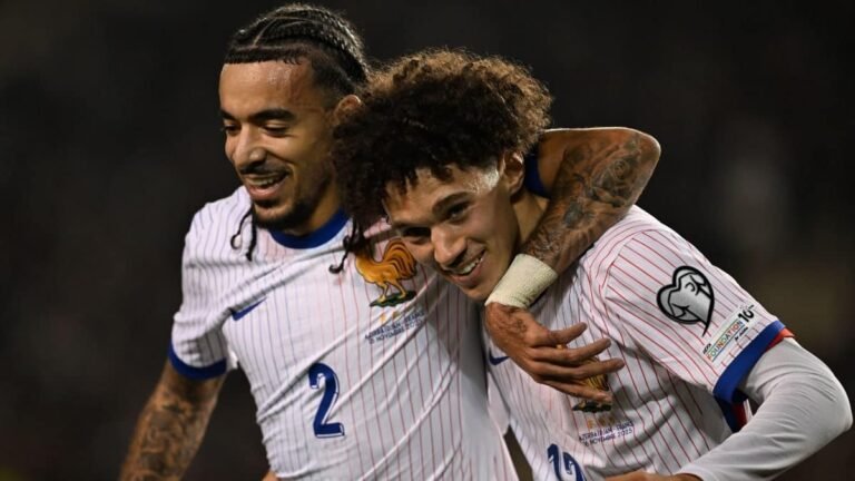 Akliouche 'proud' after netting first France goal