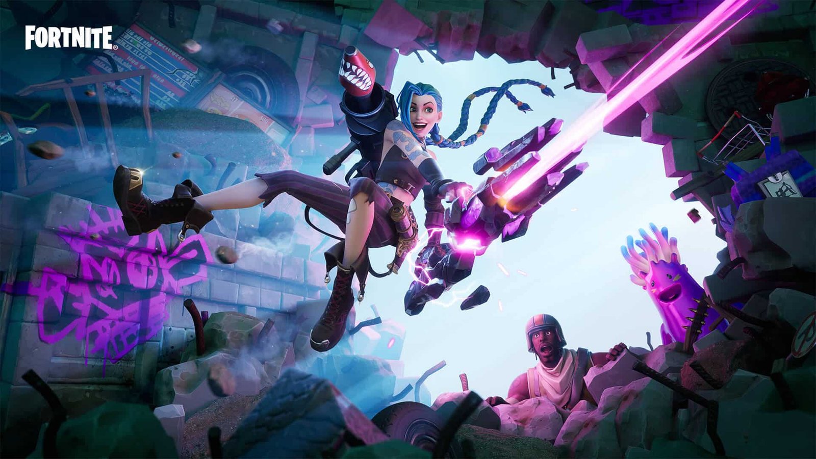 Fortnite Arcane Vi Jinx skin