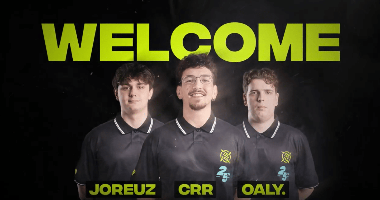 Ninjas in Pyjamas RLCS 2026 roster including crr, Joreux and oaly.