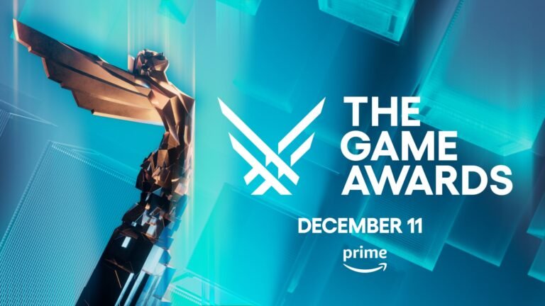 graphic announcing amazon partnership with the game awards