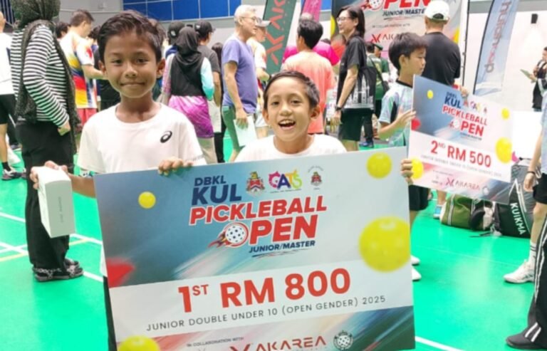 9-Year-Olds Muhammad Arami, Aali Hadidh Among Big Winners at DBKL Kuala Lumpur Open 2025 – Pickleball News Asia