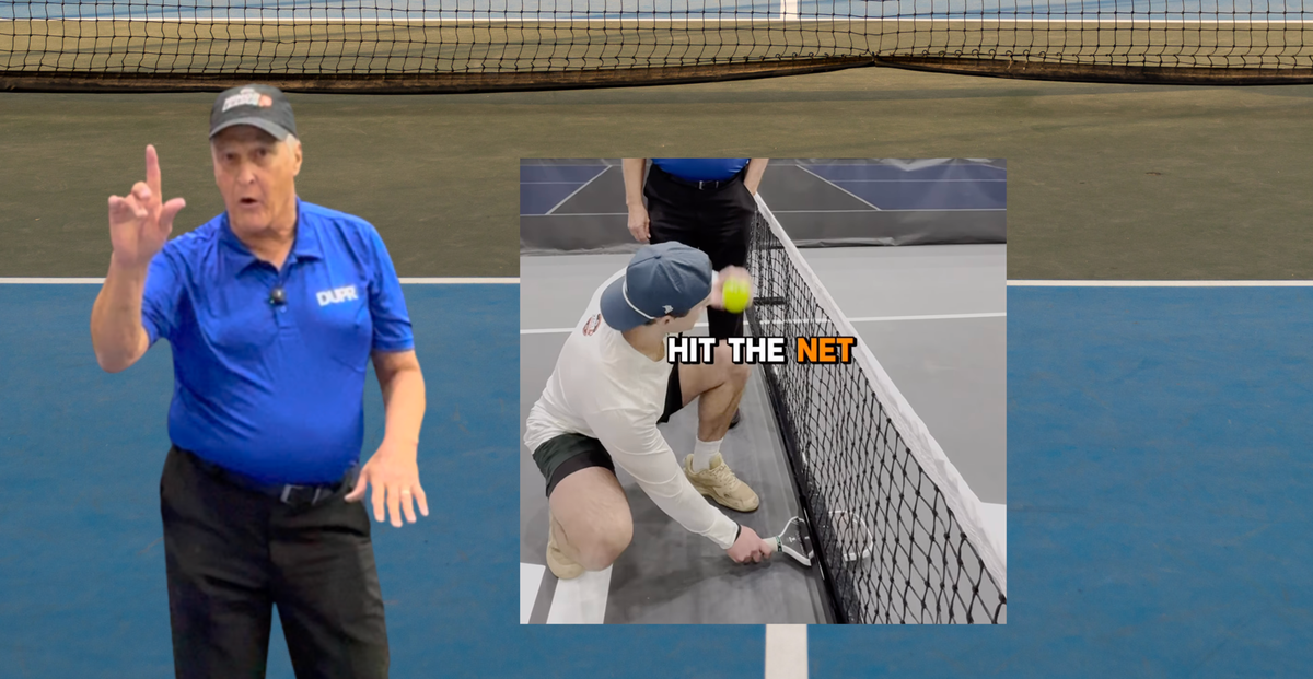 It's Actually Legal to Hit This Shot from Underneath the Net – The Dink Pickleball