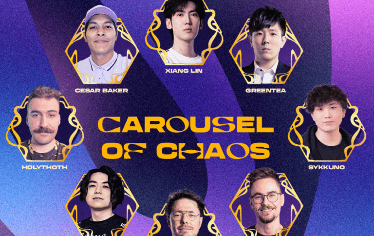 Teamfight tactics Paris Open Carousel of Chaos showmatch  Sykkuno, GreenTea, Reven and others