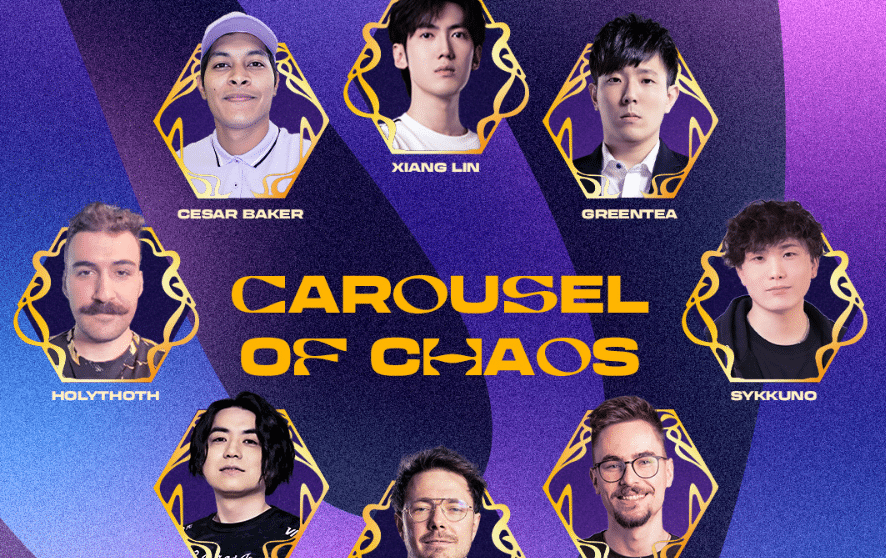 Teamfight tactics Paris Open Carousel of Chaos showmatch  Sykkuno, GreenTea, Reven and others