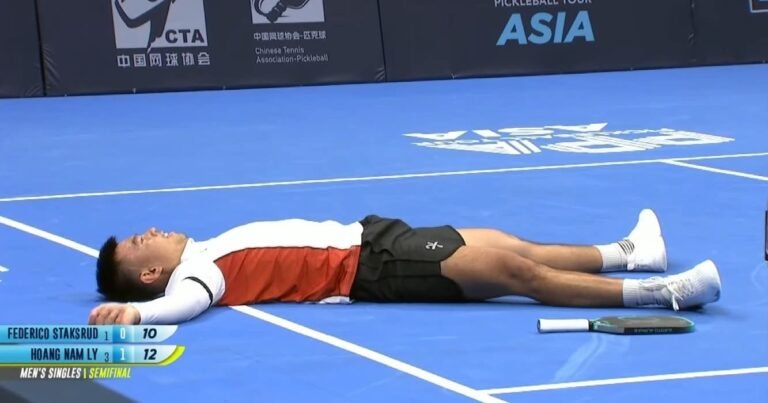 Vietnam’s Hoang Nam Ly Sends Federico Staksrud Packing in Men’s Singles – Pickleball News Asia