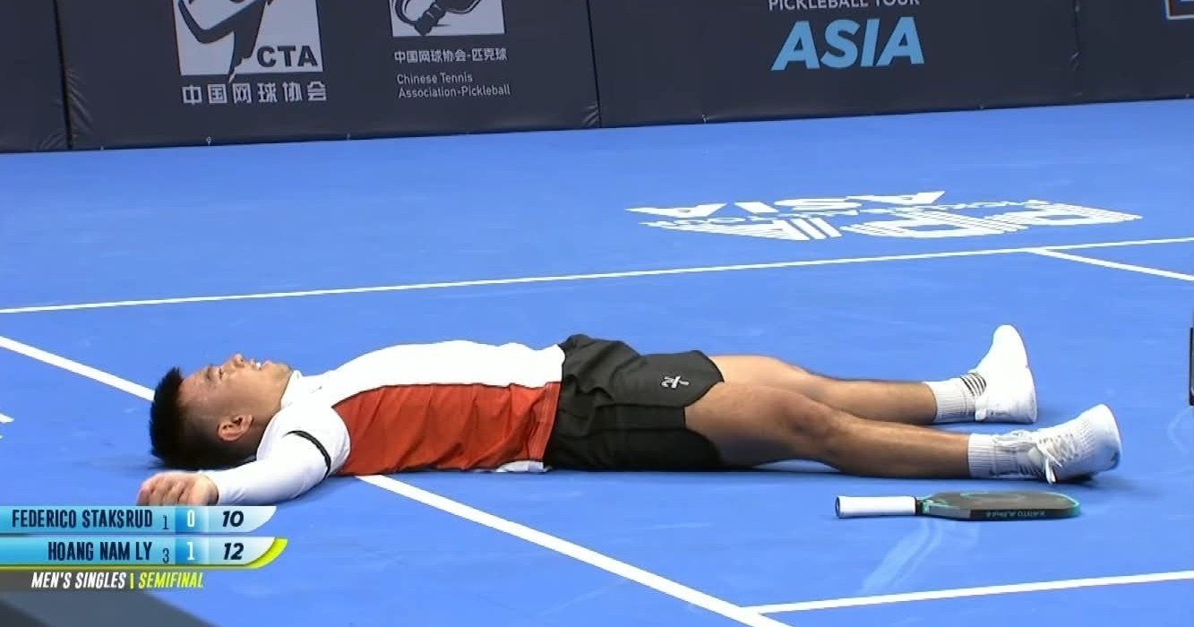Vietnam’s Hoang Nam Ly Sends Federico Staksrud Packing in Men’s Singles – Pickleball News Asia
