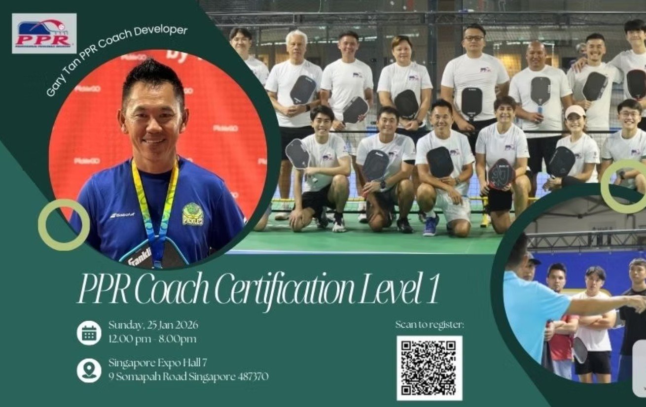 AFP Brings PPR Coaching Certification Level 1 Clinic to Singapore with Gary Tan at Helm – Pickleball News Asia