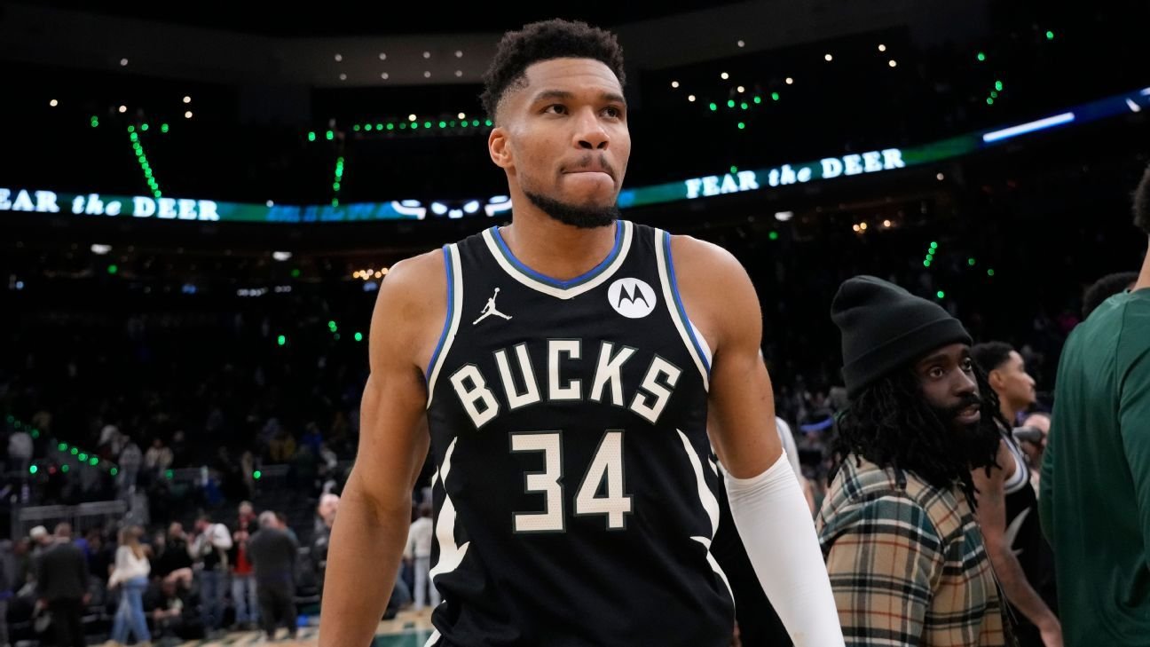 Bucks' Giannis Antetokounmpo expects to miss 4-6 weeks due to calf