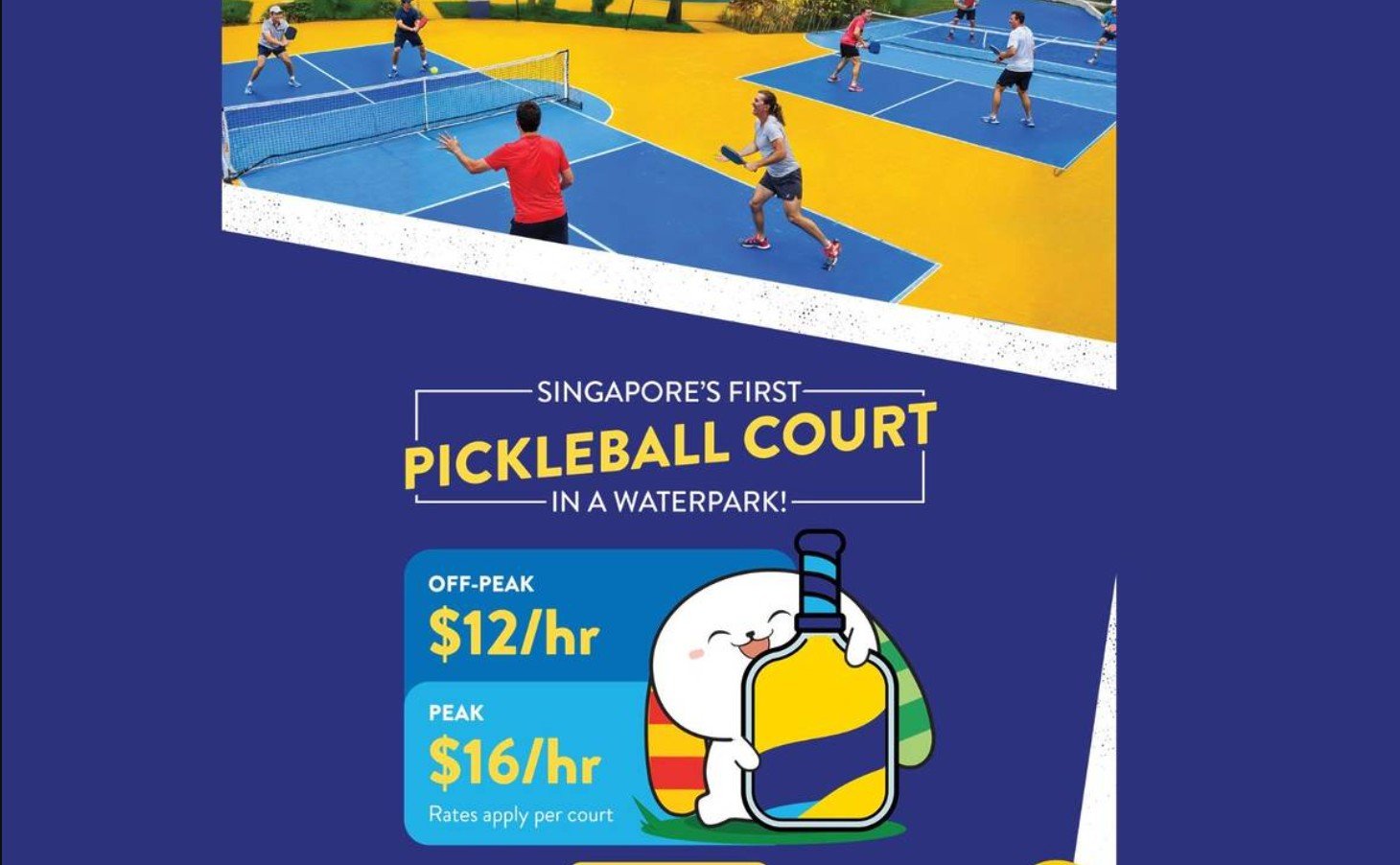 Downtown East Opens Pickle Splash @ Wild Wild Wet—Singapore’s First-Ever Waterpark Pickleball Court – Pickleball News Asia