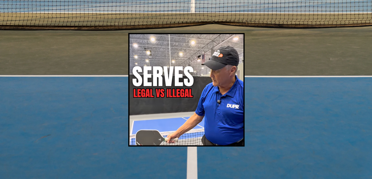 Why Pickleball Refs Struggle to Call Illegal Serves, and Often Don't – The Dink Pickleball