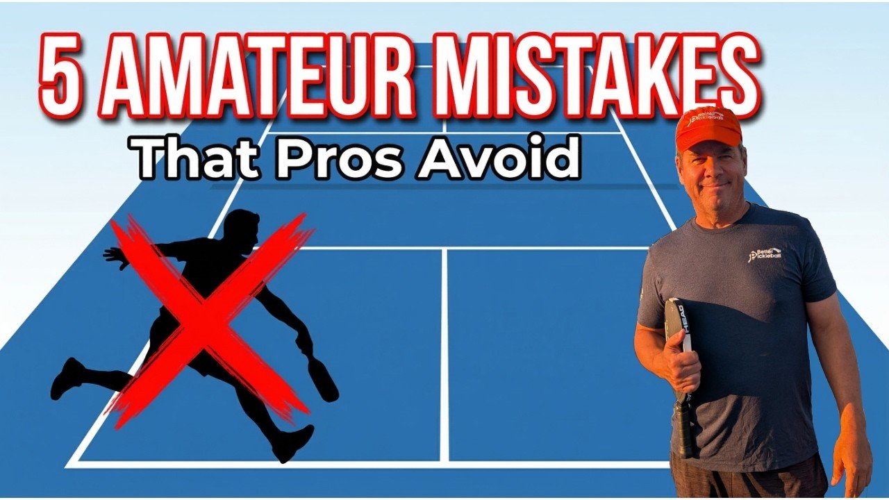 5 Amateur Mistakes That Pros Never Make in Pickleball – The Dink Pickleball