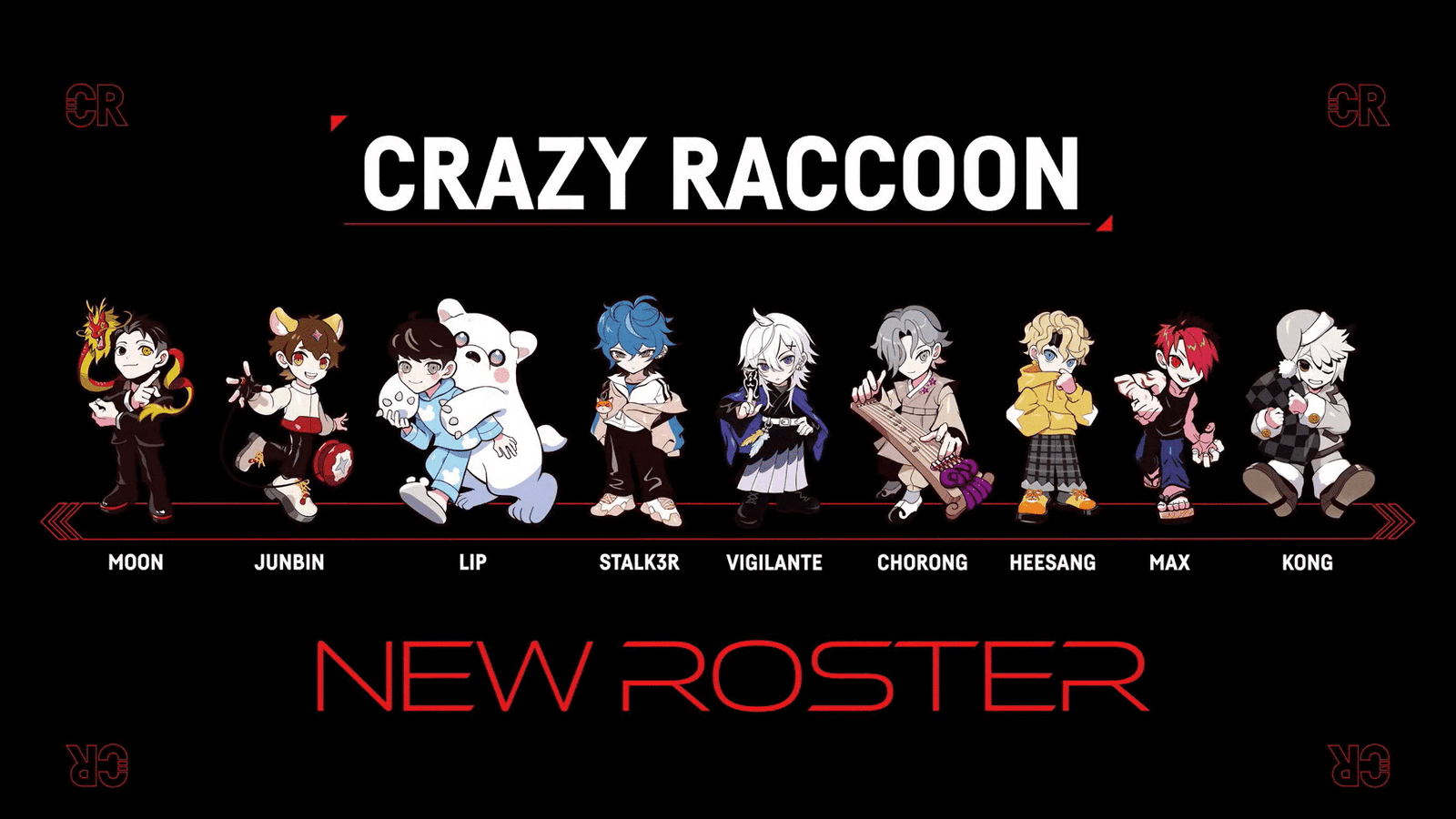 Overwatch Champions Series Crazy Raccoon 2026 roster 