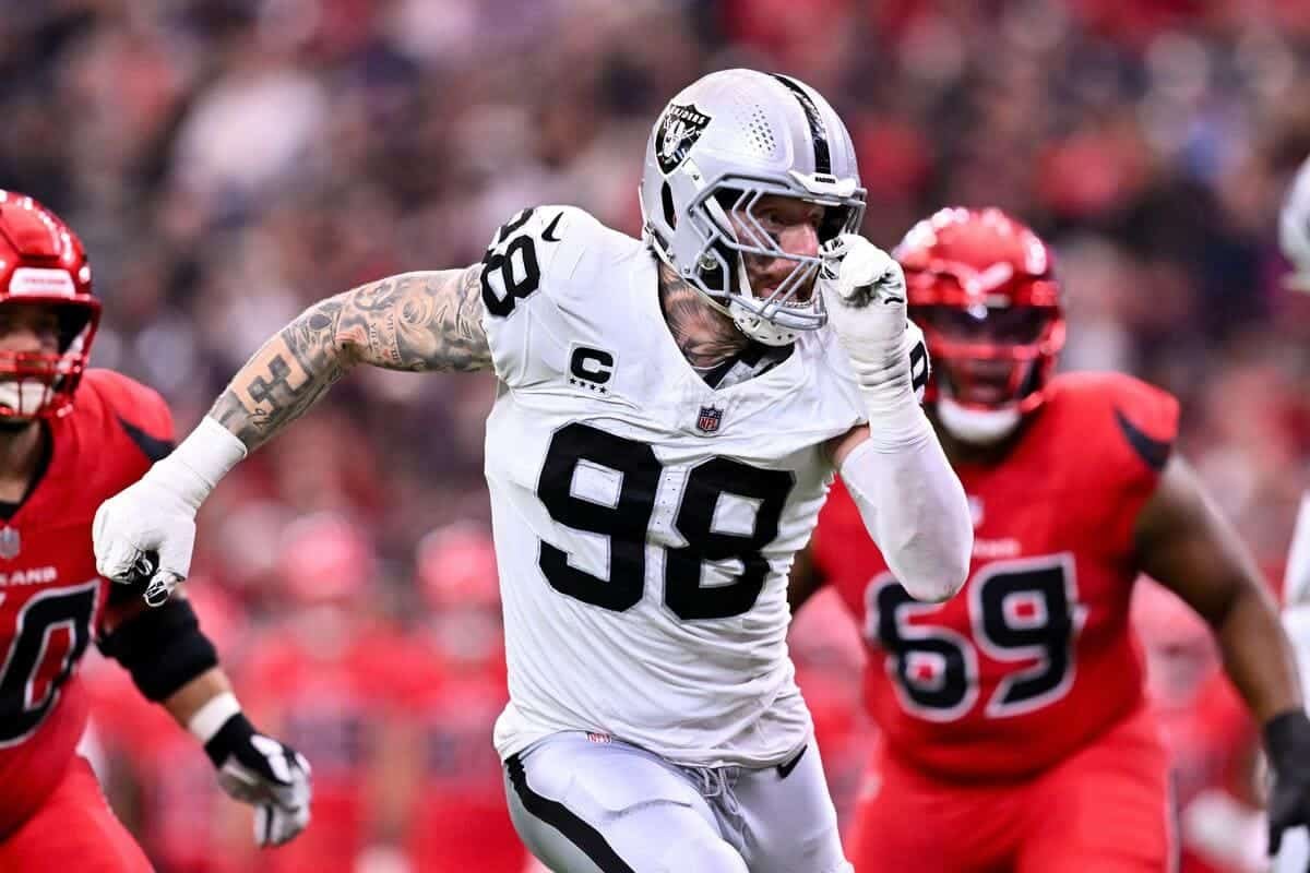 I'm back! Maxx Crosby commits to Las Vegas Raiders after Baltimore trade collapses