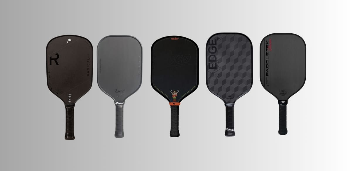 5 Blacked-Out Pickleball Paddles – The Dink Pickleball