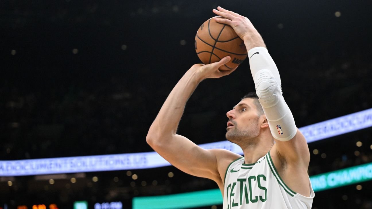 Celtics' Nikola Vucevic (finger) making return vs. Raptors