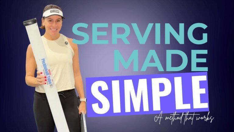 How to Build a Foolproof Pickleball Serve – The Dink Pickleball
