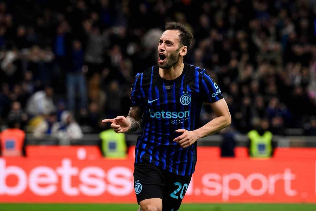 Inter double dream alive after Calhanoglu inspires comeback