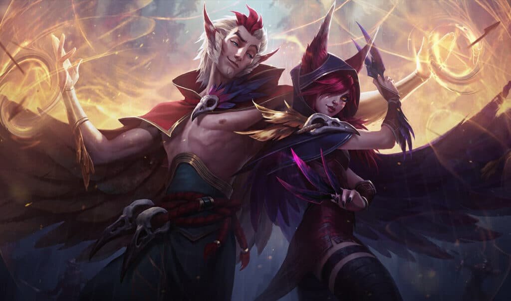 Xayah and rakan