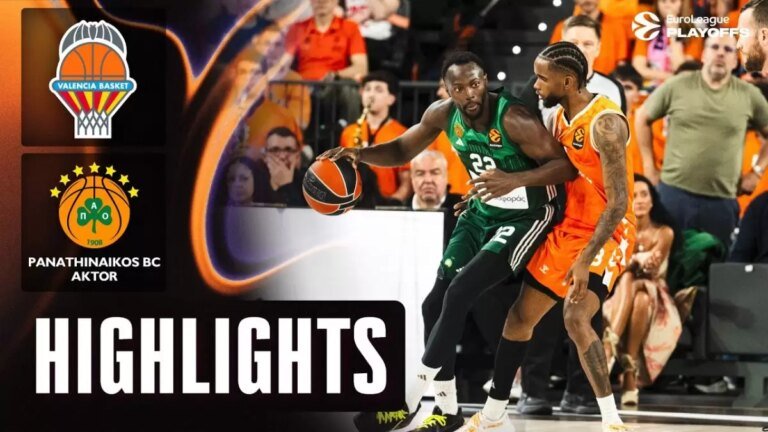 Panathinaikos grinds out one-point win over Valencia in defensive Game 1 battle