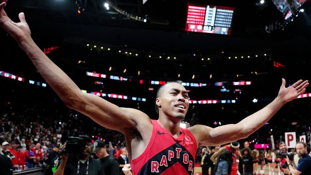 Raptors win rock fight in Game 4 to even series with Cavaliers