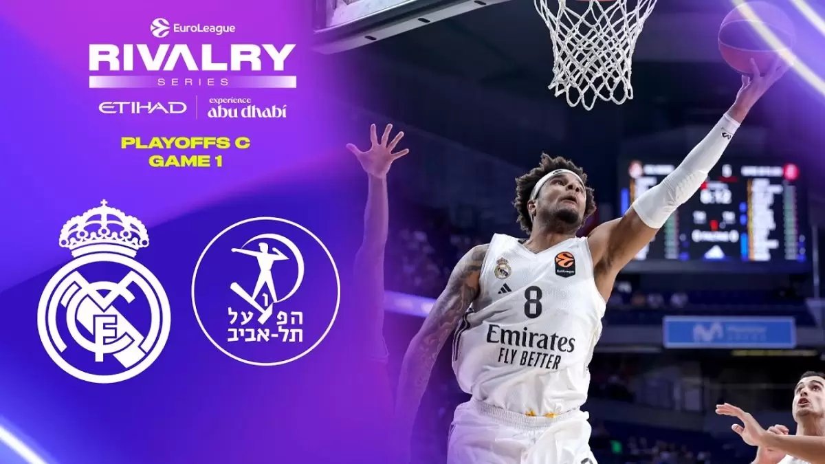 Real Madrid survives late rally to take Game 1 over Hapoel Tel Aviv
