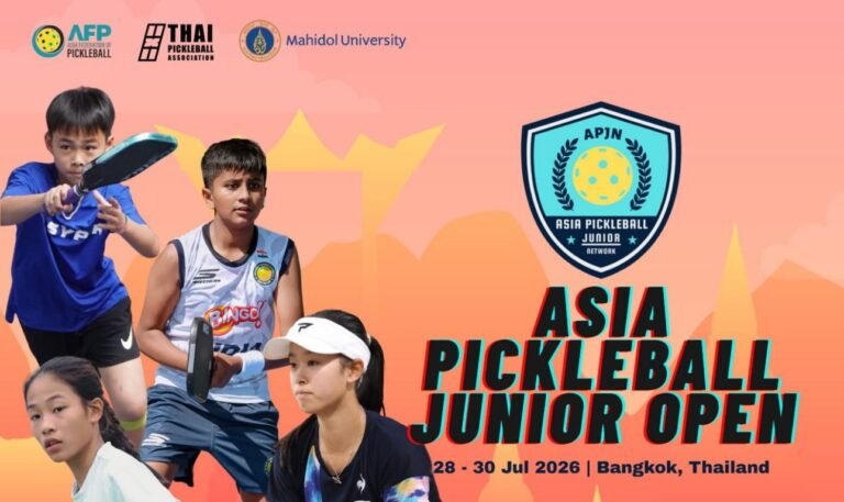 AFP’s Asia Pickleball Junior Open 2026 Set to Showcase Rising Talent – Pickleball News Asia