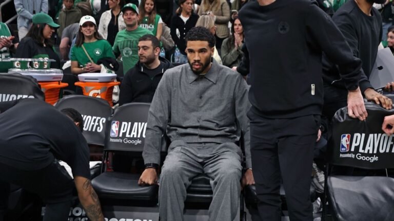 Celtics' Jayson Tatum laments 'unfortunate timing' of knee injury