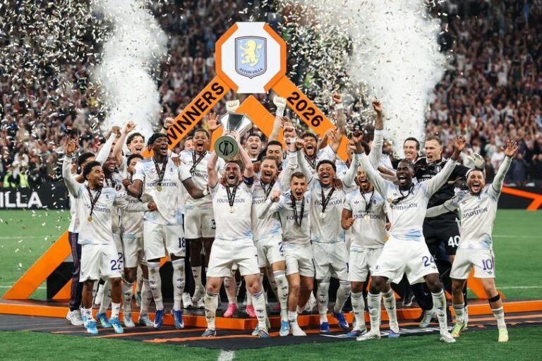 Aston Villa crowned in Europa League