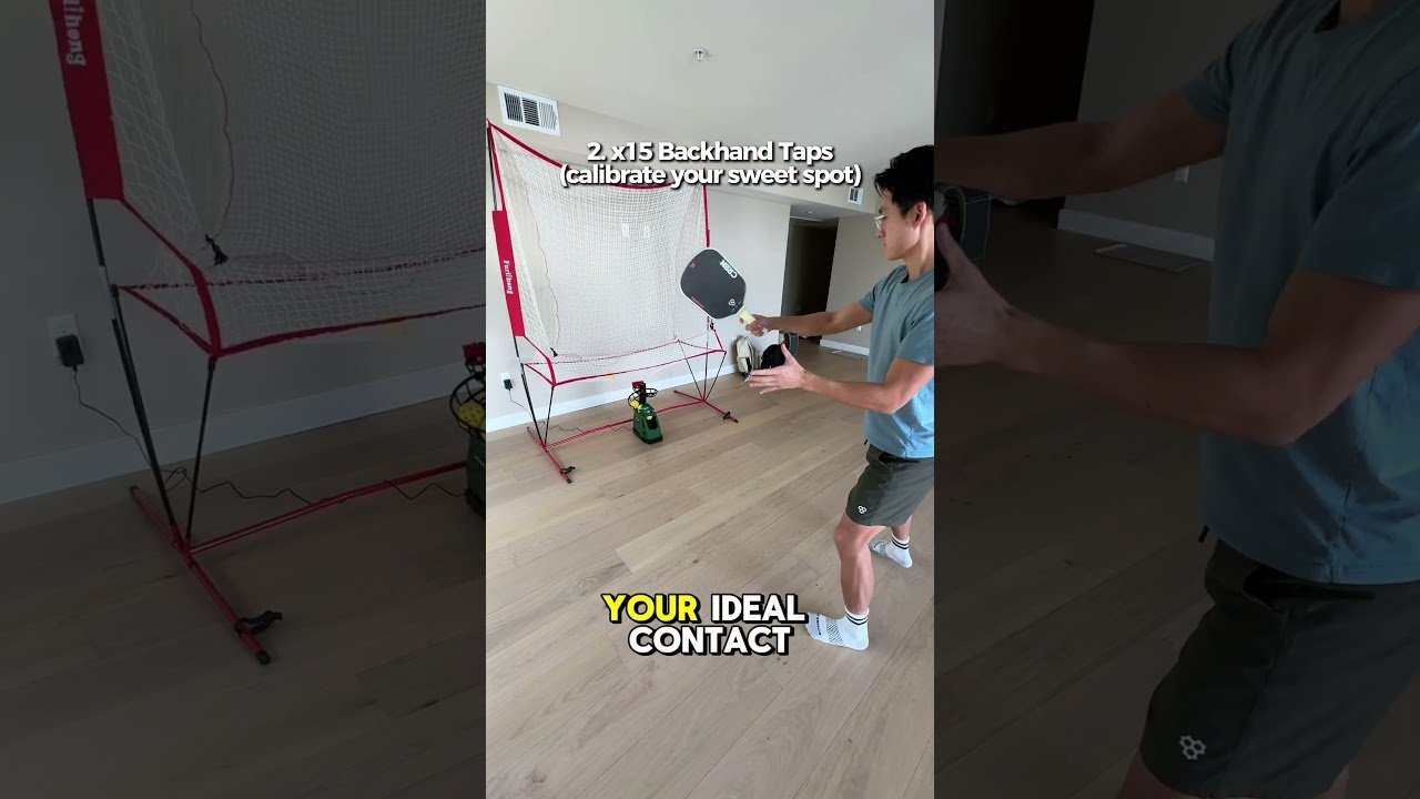 How to Improve Your Backhand Punch in Pickleball – The Dink Pickleball