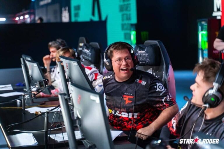 Image of FaZe Clan Counter-Strike player Karrigan celebrating win at StarLadder Budapest Major 2025