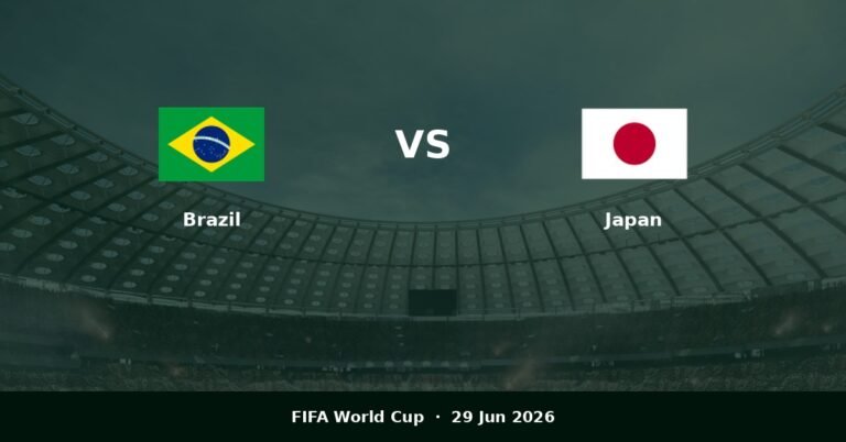 Brazil vs Japan Prediction | Lineup, Odds & Tips (2026)