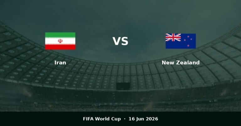 Iran vs New Zealand Prediction