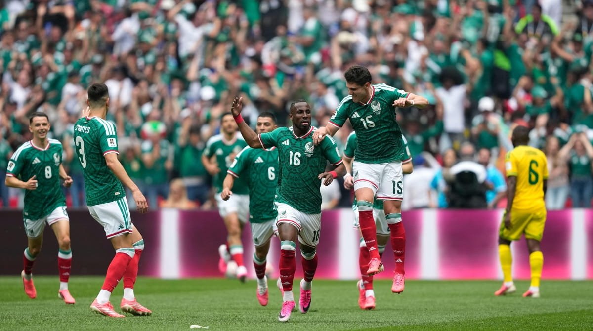 Mexico City erupts as hosts open World Cup scoring