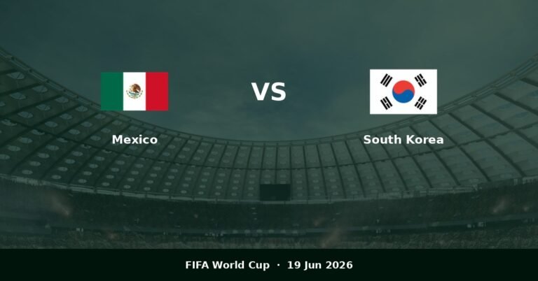 Mexico vs South Korea Prediction