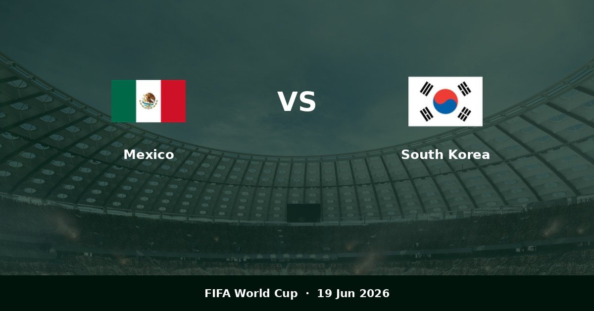 Mexico vs South Korea Prediction