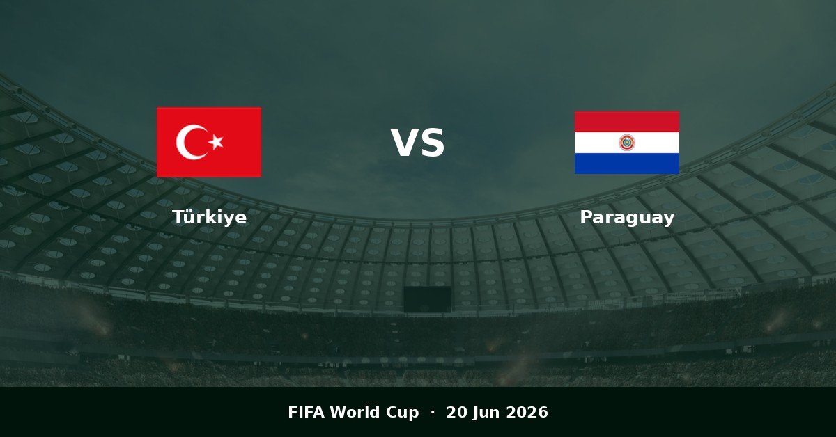 Türkiye vs Paraguay Prediction | Lineup, Odds & Tips (2026)