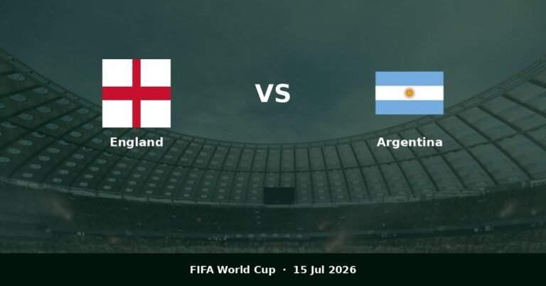 England vs Argentina Prediction | Lineup, Odds & Tips (2026)