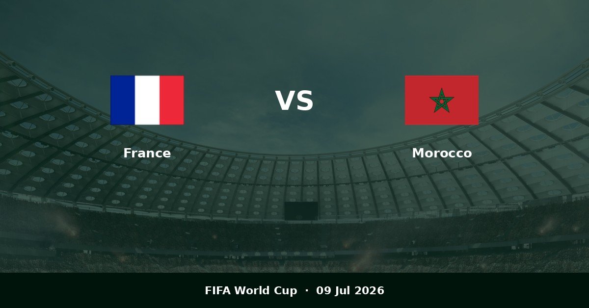 France vs Morocco Prediction | Lineup, Odds & Tips (2026)