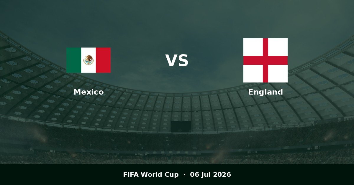 Mexico vs England Prediction | Lineup, Odds & Tips (2026)