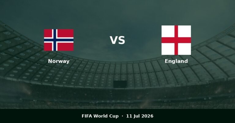 Norway vs England Prediction | Lineup, Odds & Tips (2026)