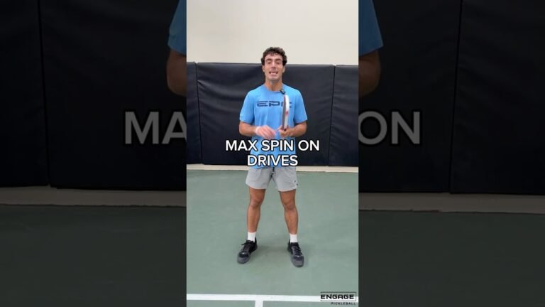 Pickleball Drive Spin: The Contact Point Fix That Works – The Dink Pickleball