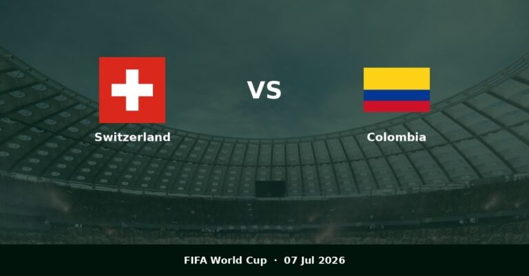 Switzerland vs Colombia Prediction | Lineup, Odds & Tips (2026)