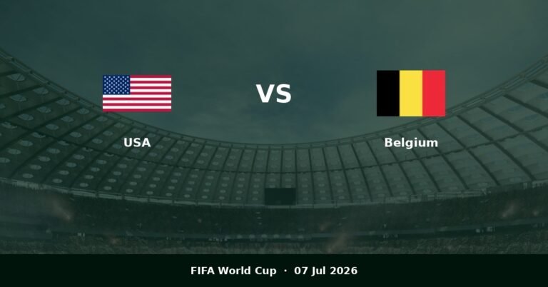 USA vs Belgium Prediction | Lineup, Odds & Tips (2026)