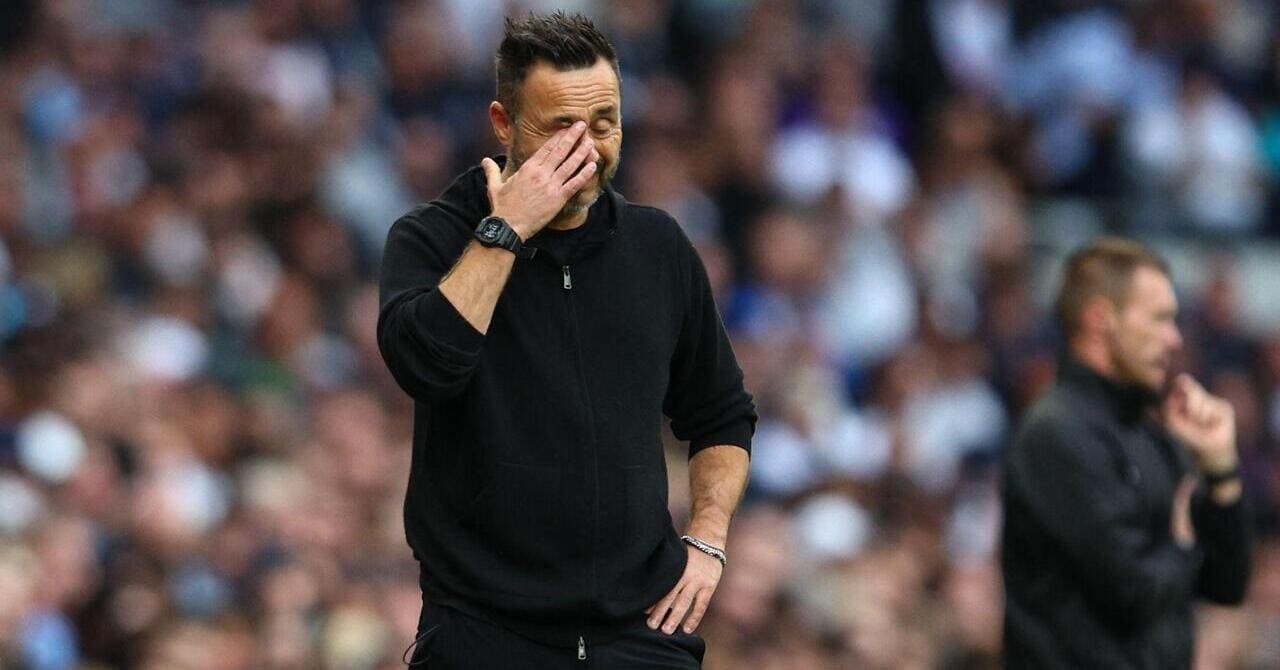 De Zerbi ‘won’t panic’ regardless of Tottenham’s winless Premier League begin