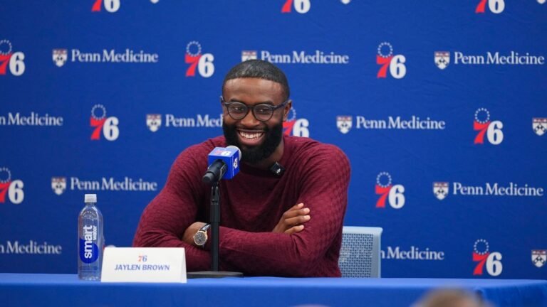 Jaylen Brown says commerce to Sixers has been ‘loopy transition’